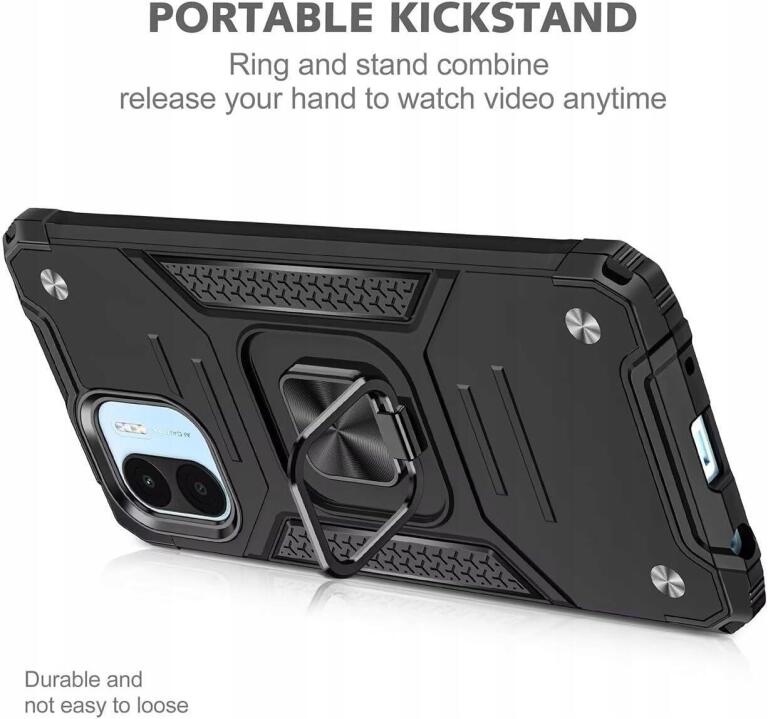 KANSi Etui do Xiaomi Redmi A1 / Redmi A2 wraz z pierścieniem 1315