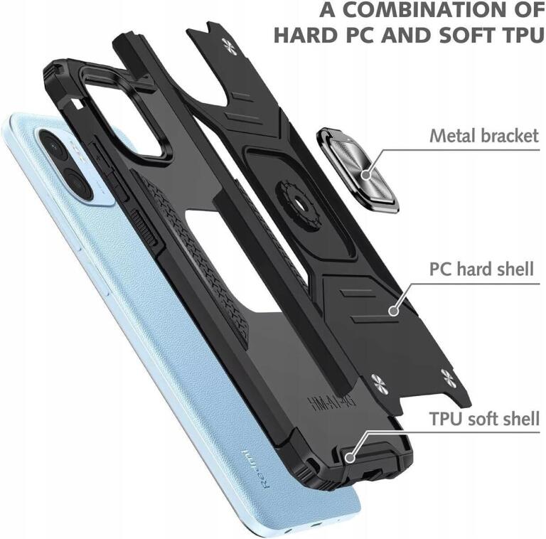 KANSi Etui do Xiaomi Redmi A1 / Redmi A2 wraz z pierścieniem 1315 (4)