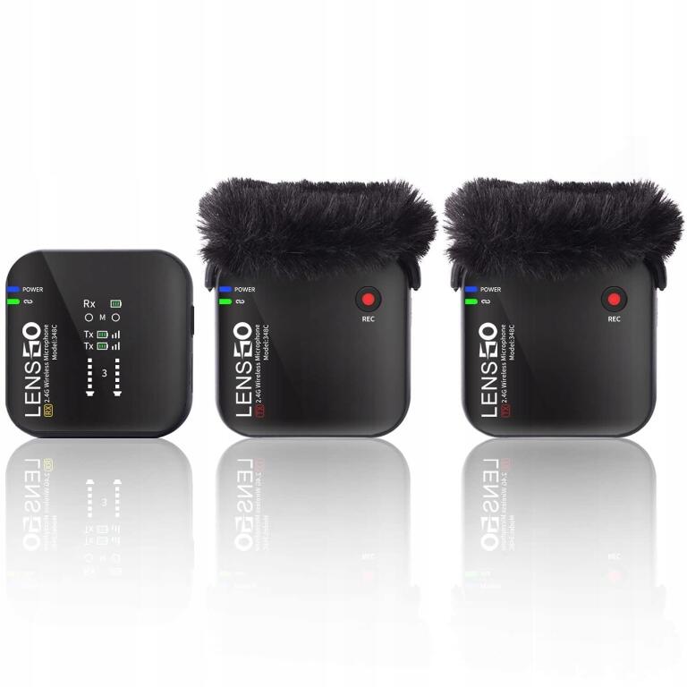 Profesjonalny Bezprzewodowy System mikrofonuLensgo 348C 2,4 G 7284