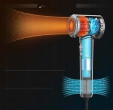 PARWIN PRO BEAUTY Suszarka HD LED silnik 110 000 RPM srebrna Air Sonic 3475 (2)
