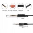 PNGKNYOCN Kabel spiralny audio TRS 3,5 mm, audio stereo 6,35 mm 1074 (3)
