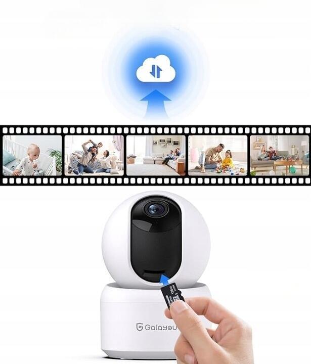 Galayou G2 Kamera bezprzewodowa 360° śledzenie ruchu 2K 2 kamery 1154 (6)