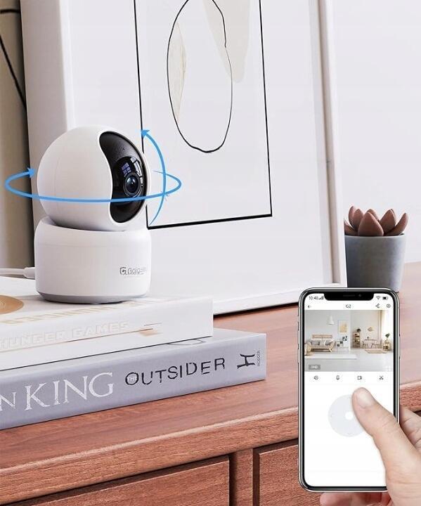 Galayou G2 Kamera bezprzewodowa 360° śledzenie ruchu 2K 2 kamery 1154 (7)