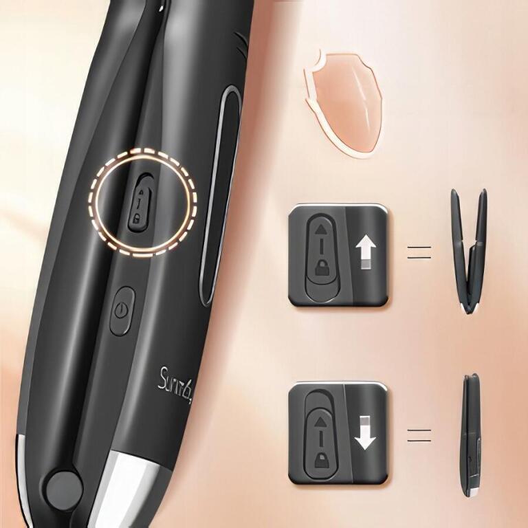 Bezprzewodowa prostownica do włosów SUNMAY Voga 2 w 1, 4800 mAh 1549 (6)