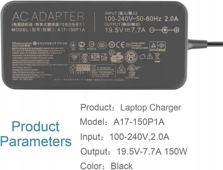 Zasilacz JHZL 150 W do Asus G53 G53S G53SX G53SW G71G G71V G72GX 4618 (3)