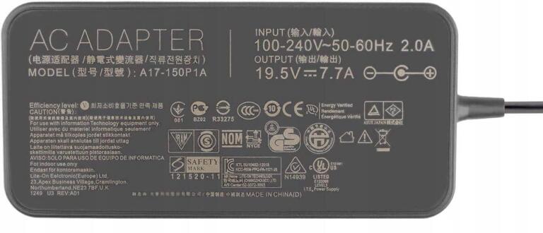 Zasilacz JHZL 150 W do Asus G53 G53S G53SX G53SW G71G G71V G72GX 4618 (13)