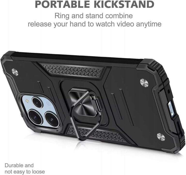 KANSi Etui do Xiaomi Redmi 12 / Redmi 12 5G z pierścieniem 360 1310