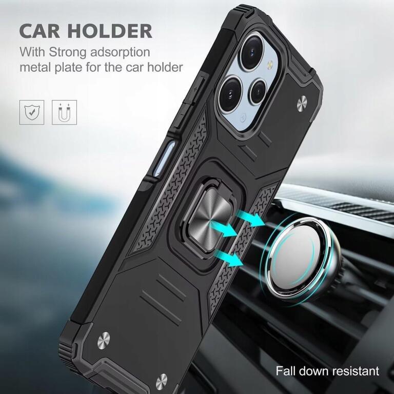 KANSi Etui do Xiaomi Redmi 12 / Redmi 12 5G z pierścieniem 360 1310 (3)