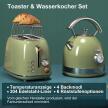 Świetny Vintage zestaw tostera oraz czajnika z stali nierdzewnej 2200W 3643 (2)
