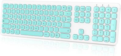 Bezprzewodowa cicha klawiatura 2,4 Ghz QWERTY 1571