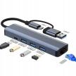 Wowssyo USB C Hub 5 w 1 Przenośny koncentrator USB Adapter sieciowy 1178 (5)