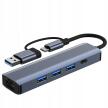 Wowssyo USB C Hub 5 w 1 Przenośny koncentrator USB Adapter sieciowy 1178 (1)