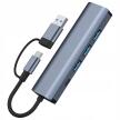 Wowssyo USB C Hub 5 w 1 Przenośny koncentrator USB Adapter sieciowy 1178 (3)