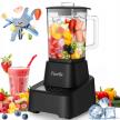 Facelle Elektryczny blender kuchenny Szklany o pojemności 1,6 l 1673NB