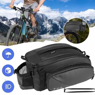 WODOODPORNA TORBA ROWEROWA, TORBA NA TYLNE SIEDZENIE 12L 1265