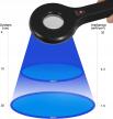 Lampa drewniana z badaniem UV, czarne światło LED 3620 (8)