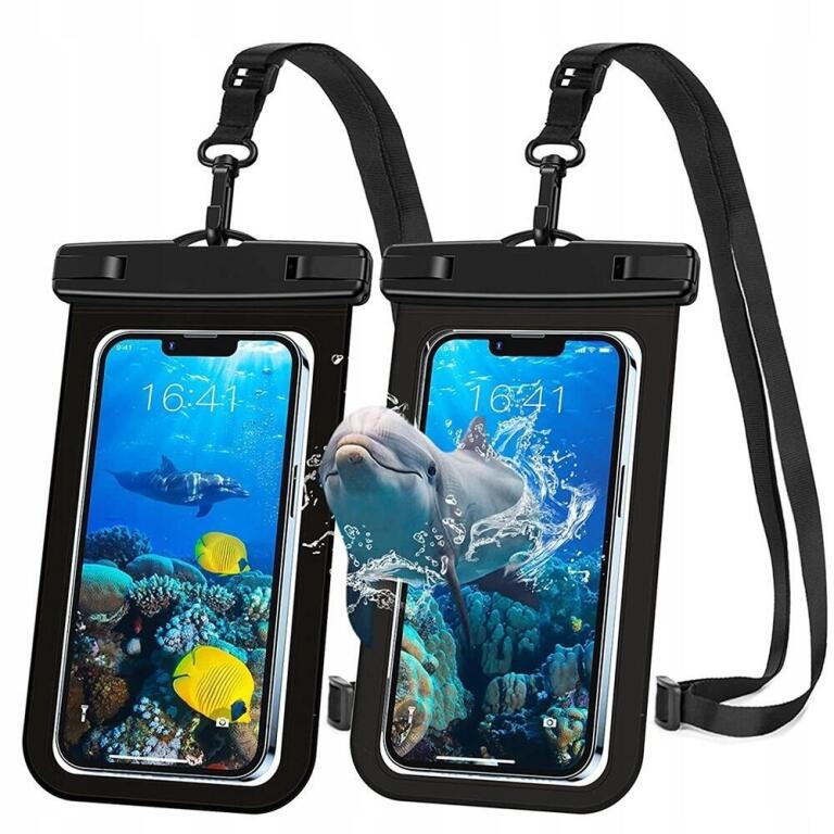 UNIWERSALNE ETUI WODOODPORNE POKROWIEC NA TELEFON BASEN 2 SZT 1044 (9)