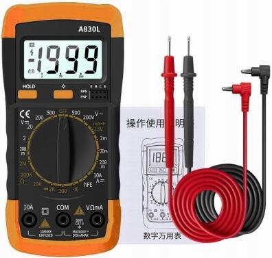 Cyfrowy multimetr miernik napięcia prądu rezystancji Aneng A830L z LCD 3320
