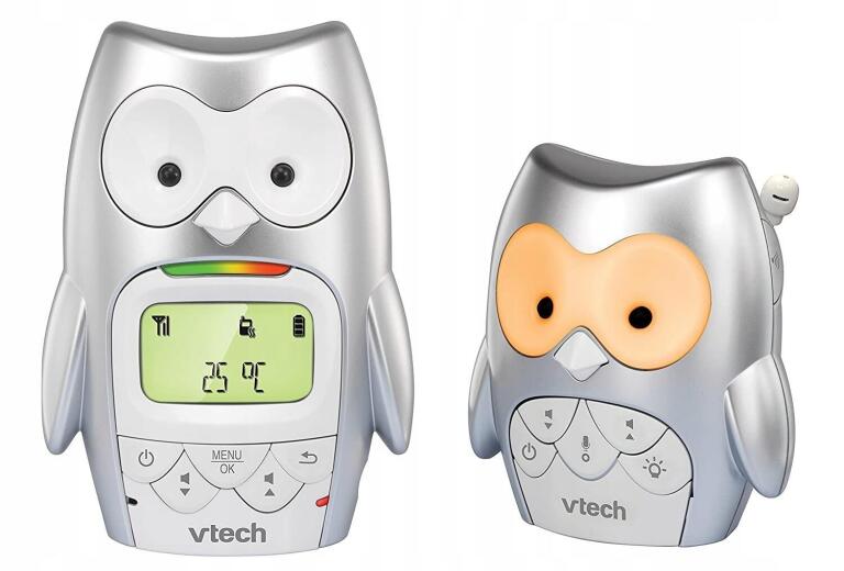 Niania elektroniczna Vtech odcienie szarości i srebra 6000p