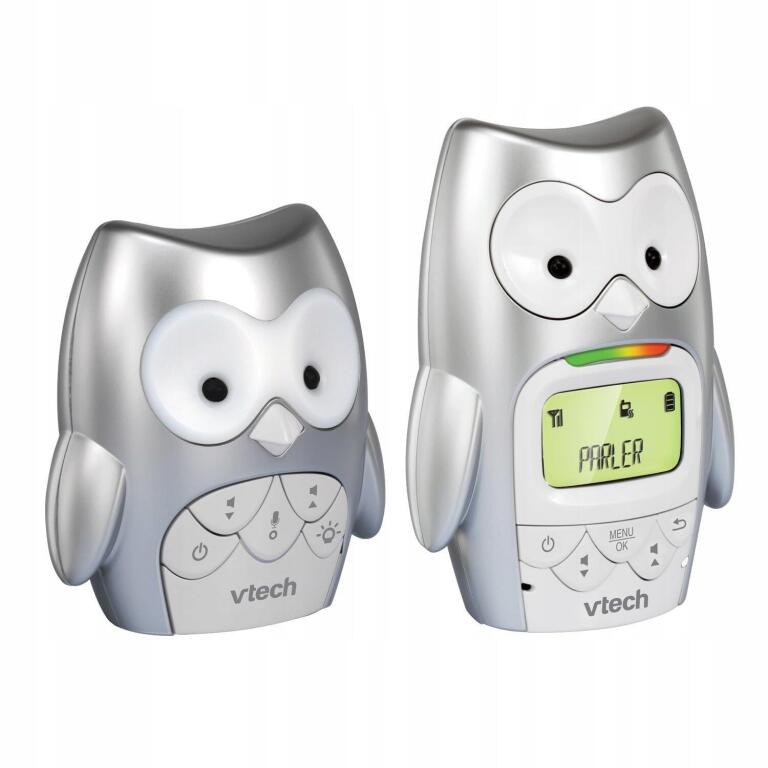 Niania elektroniczna Vtech odcienie szarości i srebra 6000PB (7)