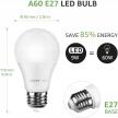 Żarówka LED Smart WiFi, Smart WiFi E27 9W = 60W Komplet 2 szt 2907 (7)