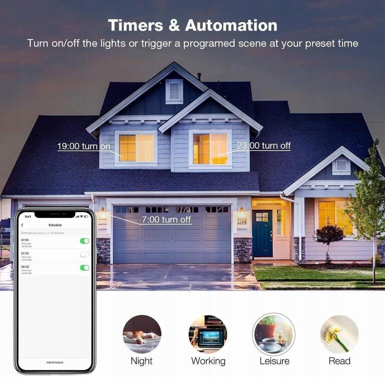 Żarówka LED Smart WiFi, Smart WiFi E27 9W = 60W Komplet 2 szt 2907 (5)