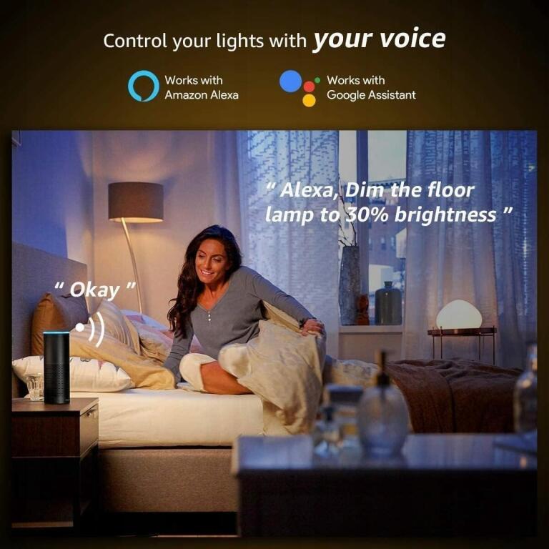 Żarówka LED Smart WiFi, Smart WiFi E27 9W = 60W Komplet 2 szt 2907 (3)