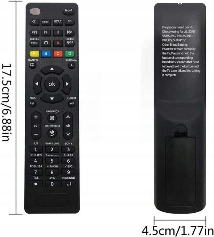 UNIWERSALNY PROGRAMOWALNY PILOT RC-G009 dla Samsung, Sony, Philips 1881 (4)