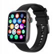 Smartwatch zegarek sport fitness mikrofon ciśnieniomierz P45 czarny 1117 (7)