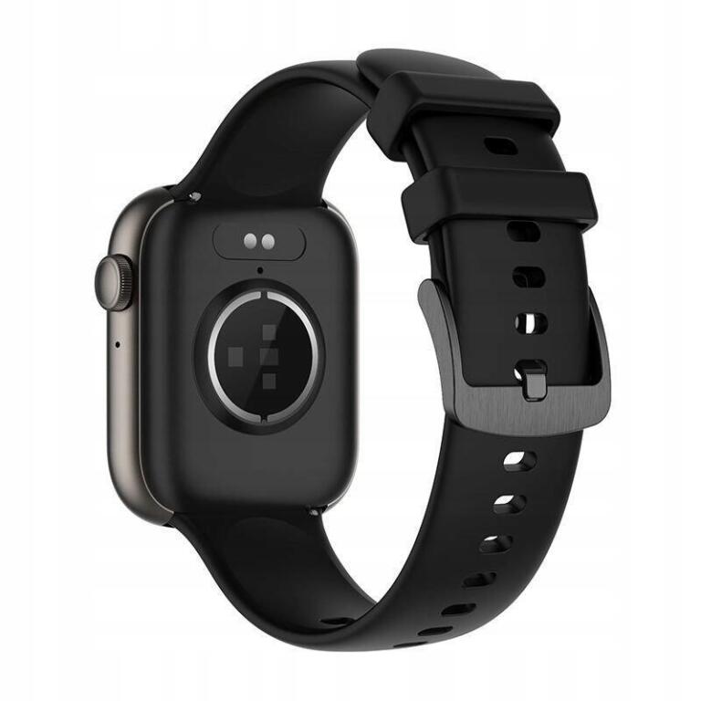 Smartwatch zegarek sport fitness mikrofon ciśnieniomierz P45 czarny 1117 (6)
