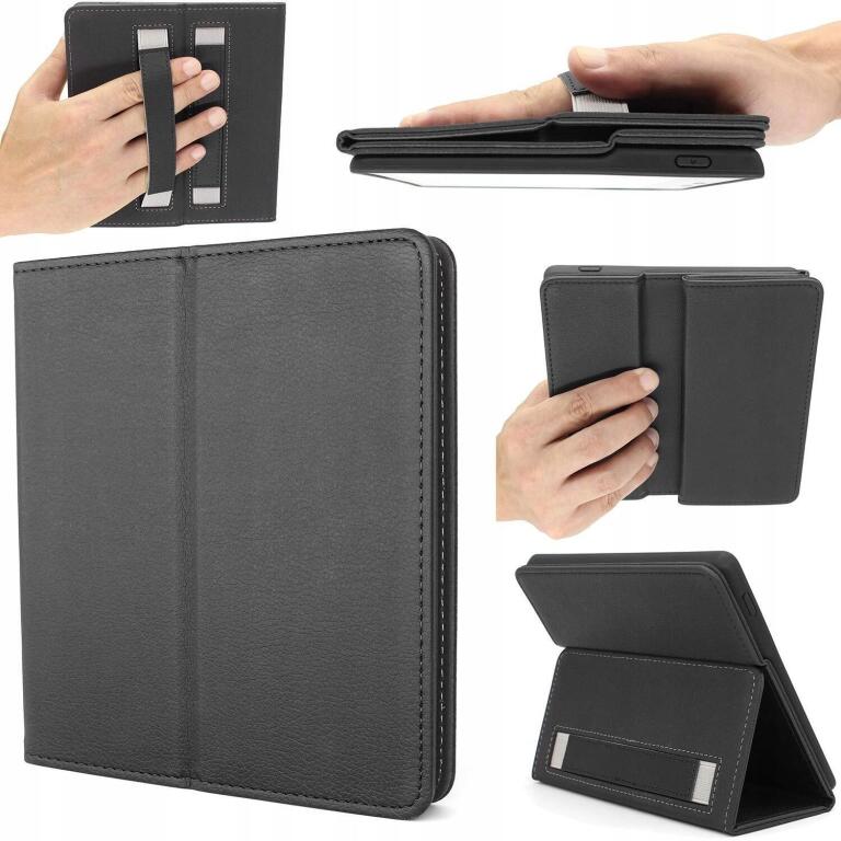 Etui na czytnik e-booków ze skóry PU TECHRAME Lazurowy E003 (2)