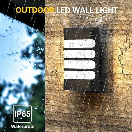 Wodoodporny Kinkiet LED lampa ścienna wewnętrzna / zewnętrzna L007 (5)