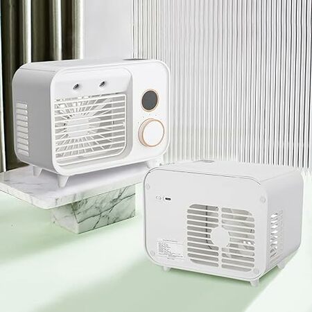 5w1 Przenośny mini klimatyzator, nawilżacz powietrza K005 (6)