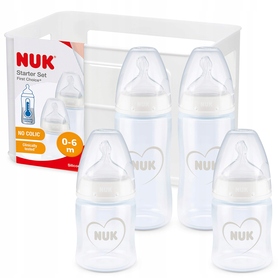 Zestaw startowy butelek dla niemowląt NUK 4szt. 2x150ml + 2x300ml B011
